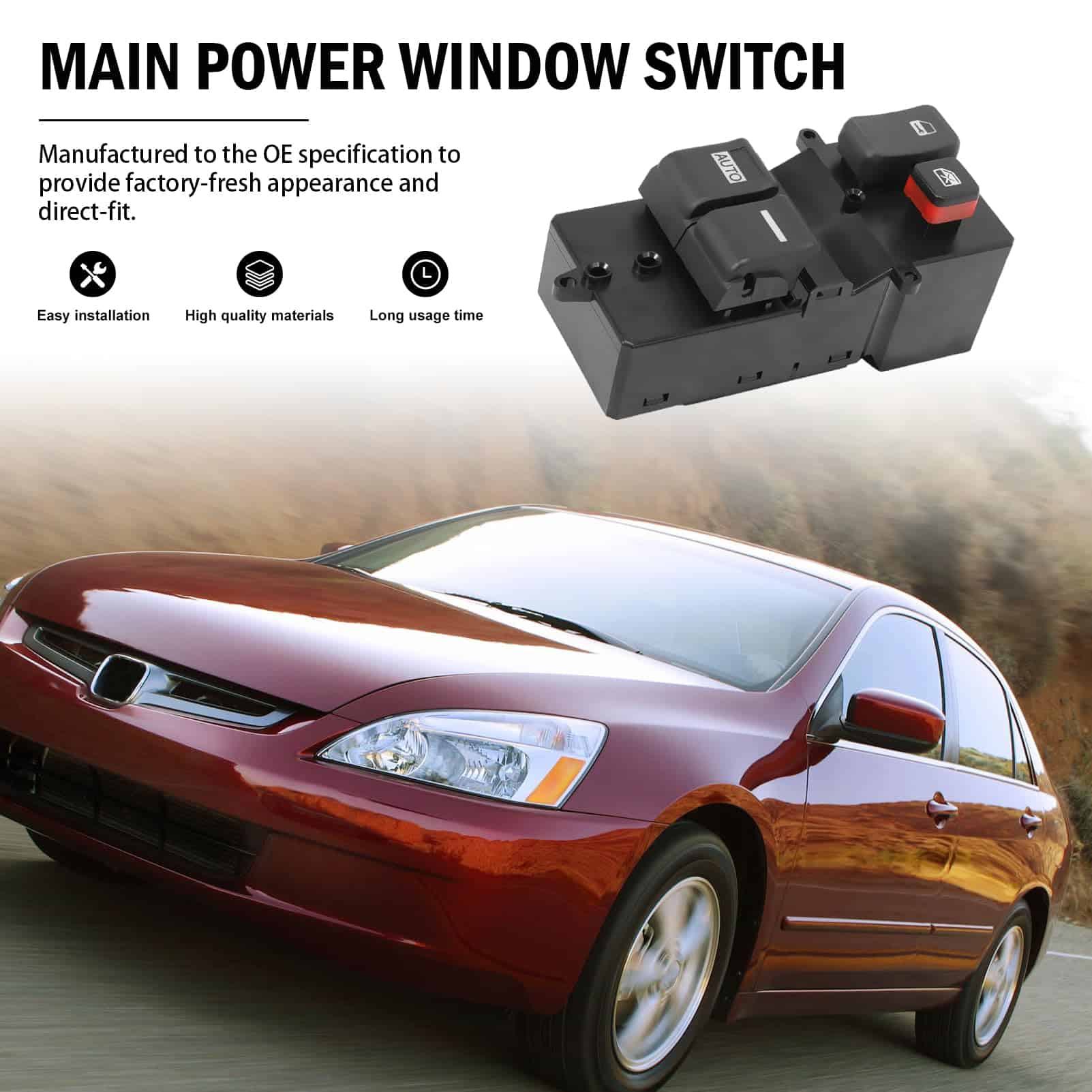 Interruptor maestro de ventana eléctrica compatible con - Imagen 3