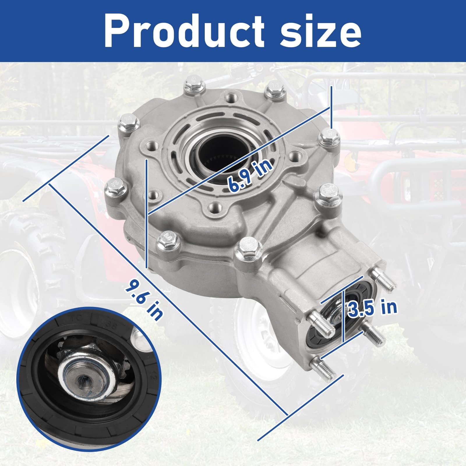 Diferencial Trasero Completo Queencar Compatible con Honda - Imagen 7