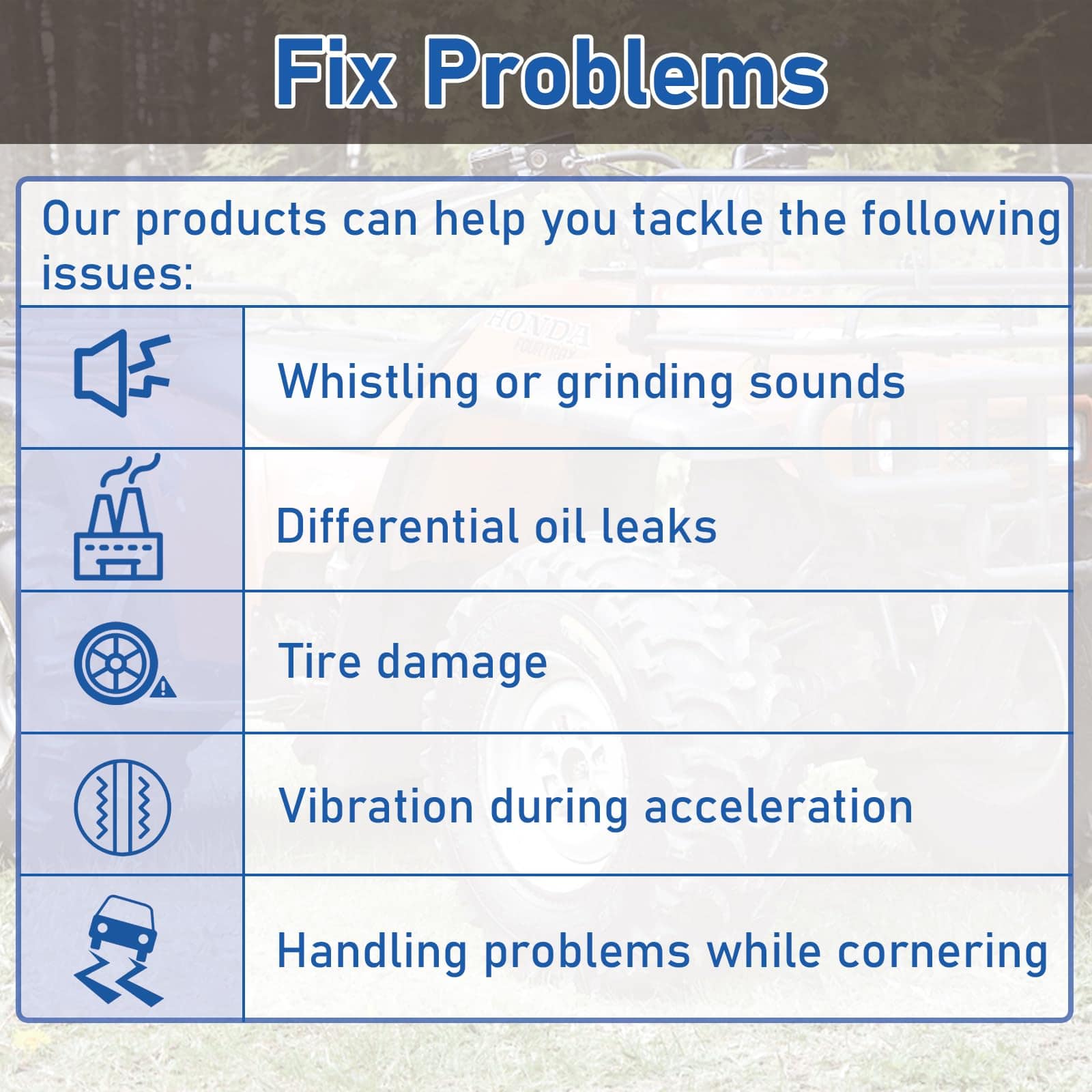 Diferencial Trasero Completo Queencar Compatible con Honda - Imagen 8