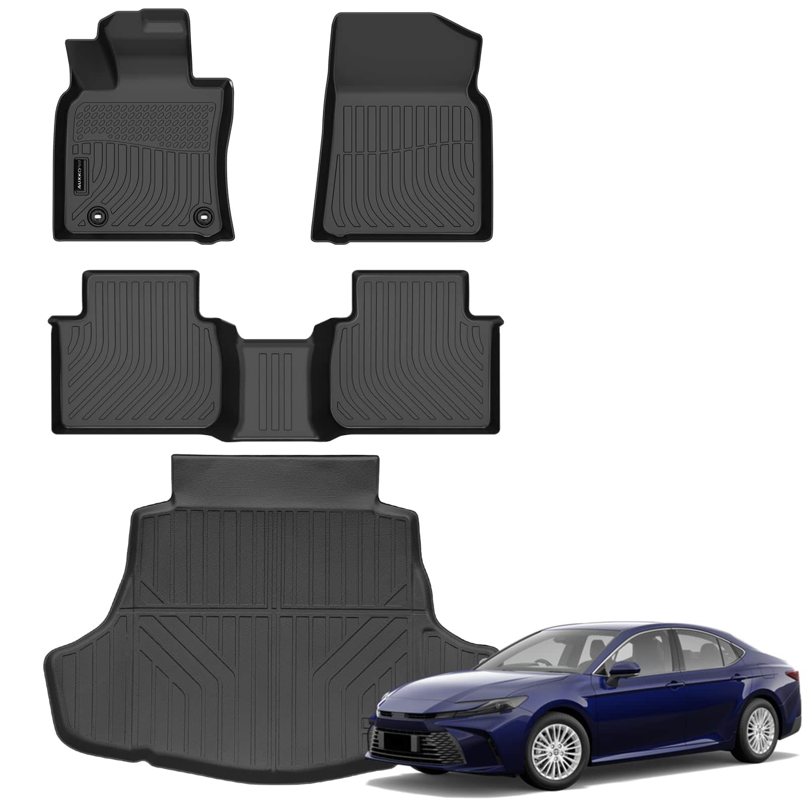 Tapetes para piso y maletero Auxko para Toyota Camry FWD