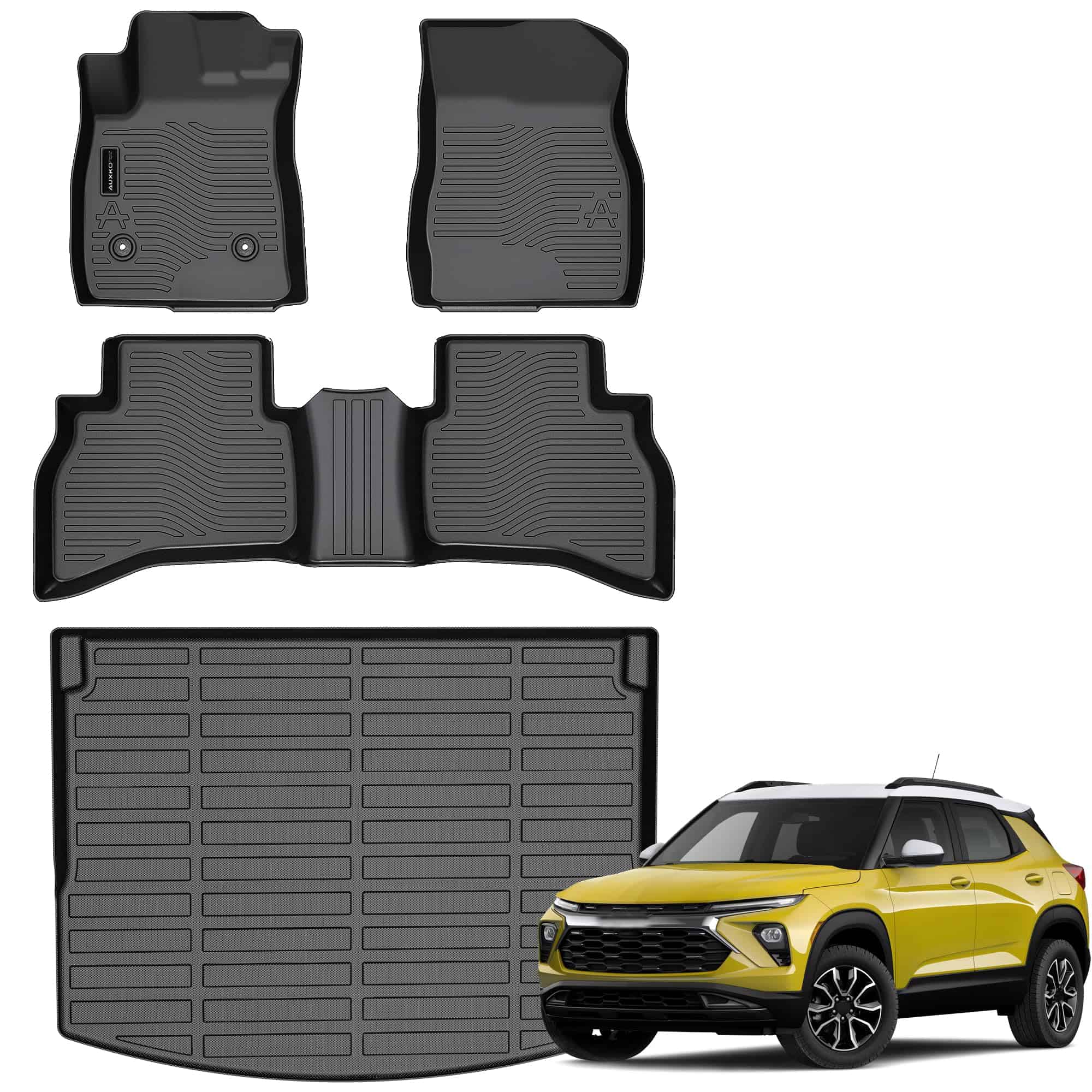 Tapetes para piso Auxko y tapete de carga para Chevrolet