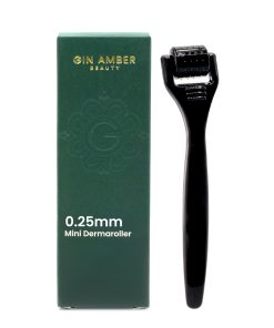 Rodillo de derma mini Gin Amber Beauty (0.25mm) - 48 agujas