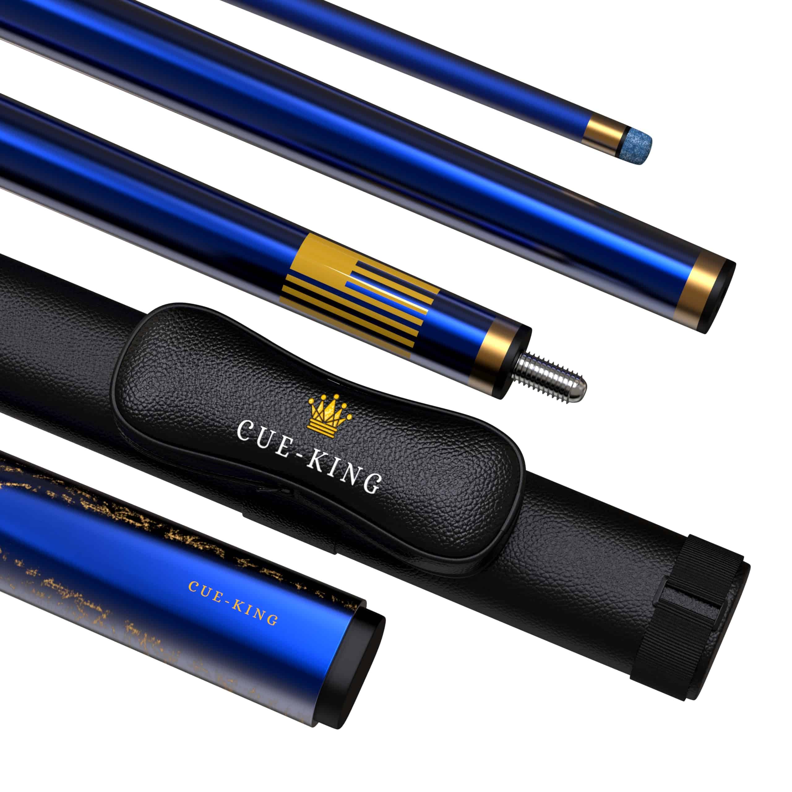 Cue-King Premier Pool Cue 58" 20oz 2 Piezas con Punta de