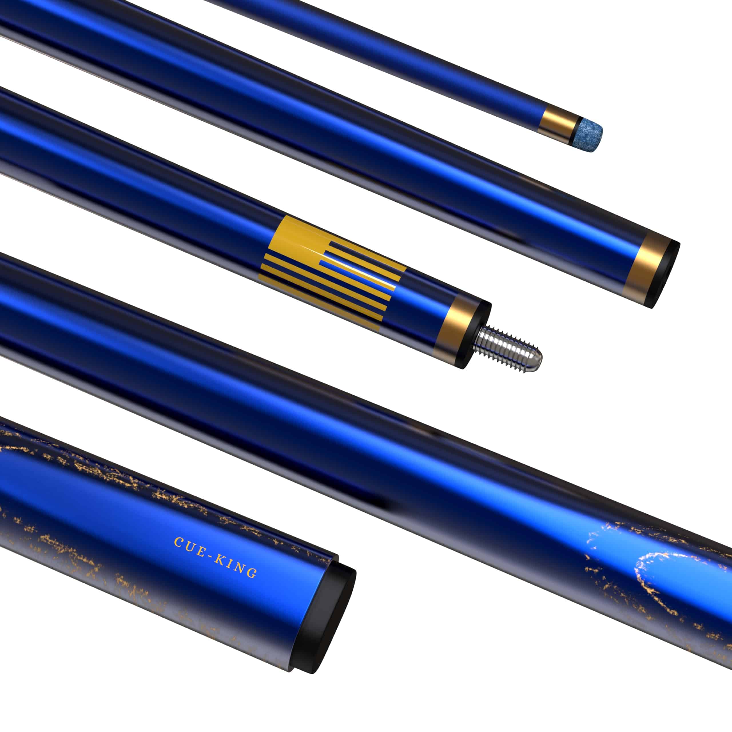 Cue-King Premier Pool Cue 58" 20oz 2 Piezas con Punta de - Imagen 6