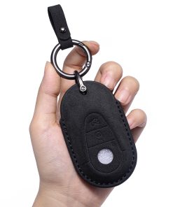 Funda de Llave de Piel Genuina para Mercedes Benz