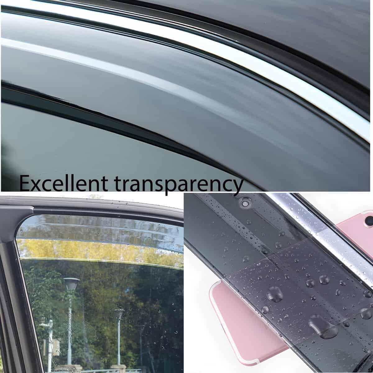 Visores de ventanas KEALAS Rain Guards para Toyota RAV4 - Imagen 5