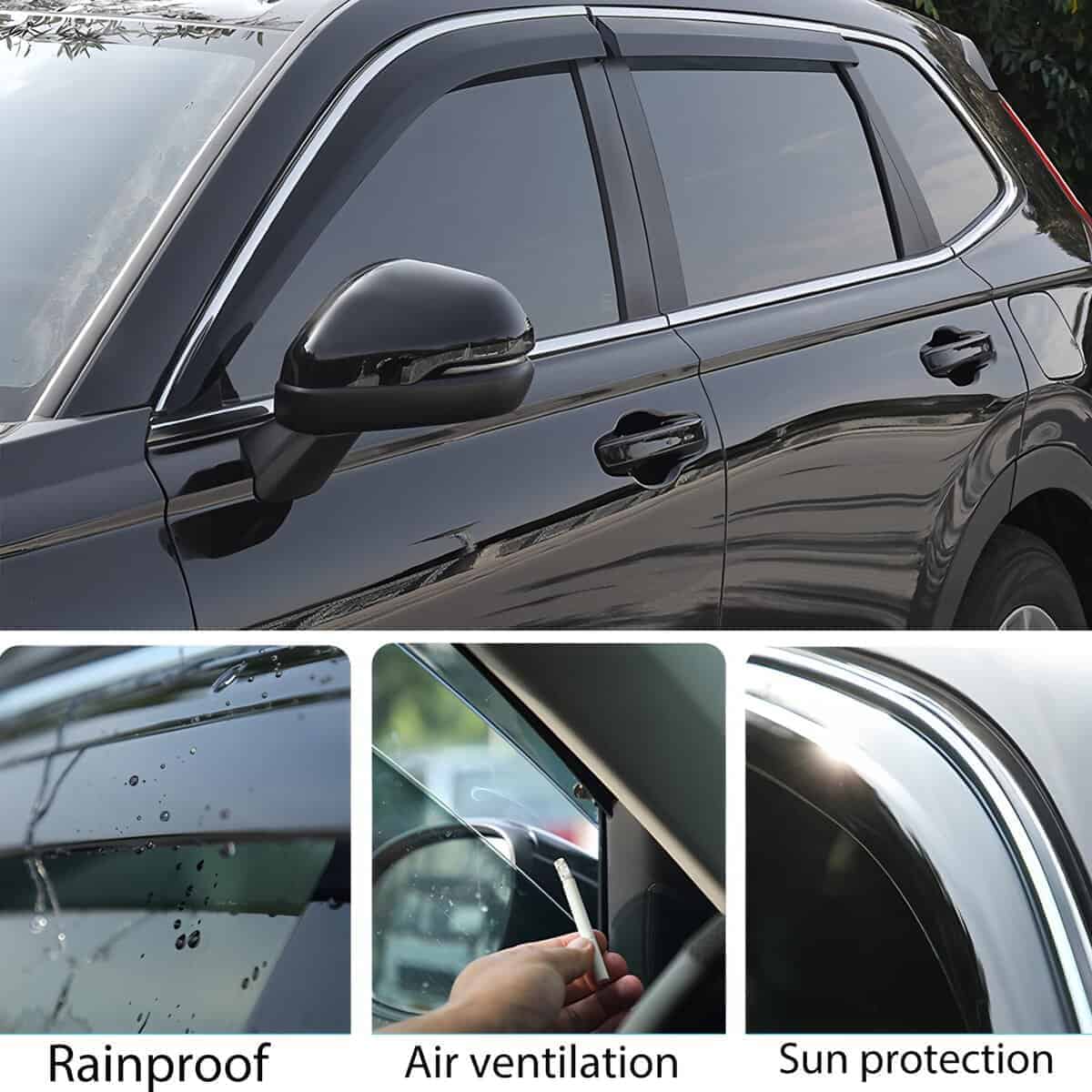 Visores de ventanas KEALAS Rain Guards para Toyota RAV4 - Imagen 4