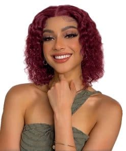 Peluca Bob de 5x5 de Cierre Pelo Humano Ondulado sin