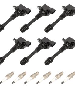 Paquete de 6 Bobina de Encendido y Bujías Ajuste para