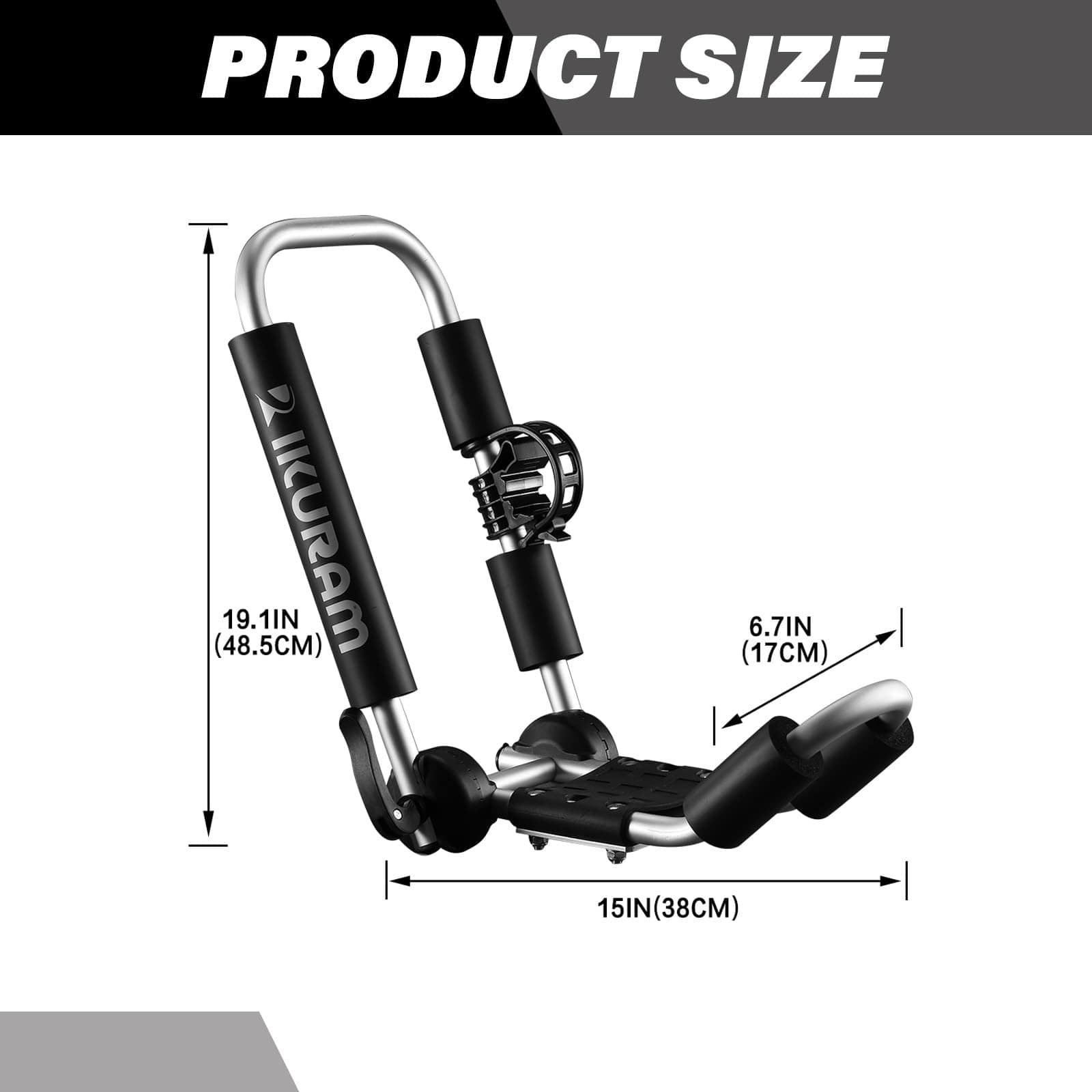 Porta Kayak para Techo de Automóvil, Porta Kayak de - Imagen 4