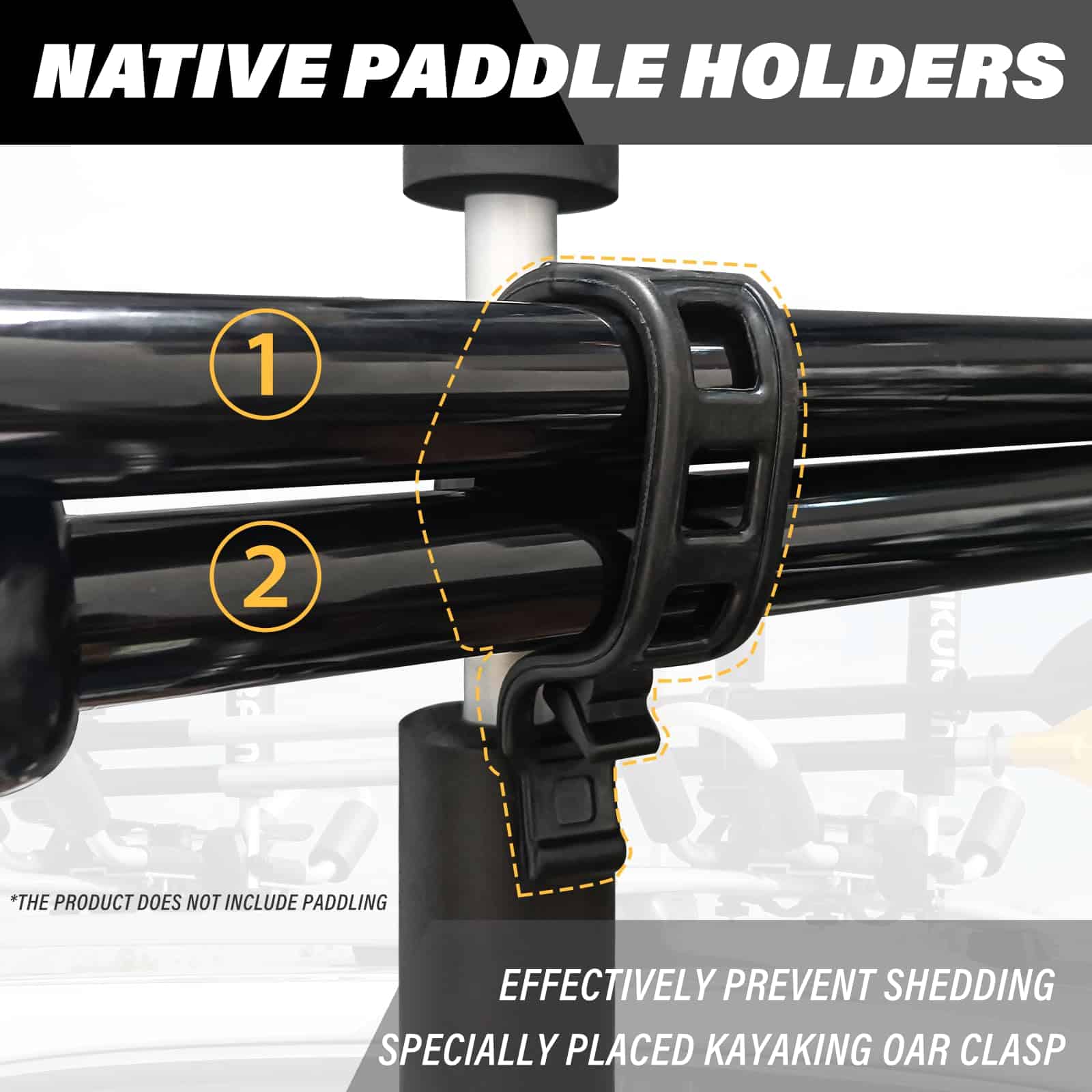 Porta Kayak para Techo de Automóvil, Porta Kayak de - Imagen 8