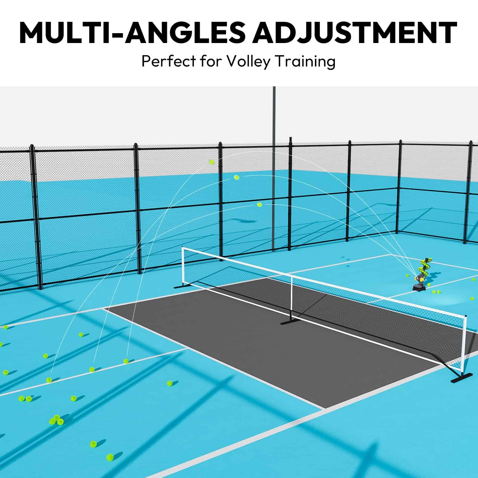 Lanzador Automático de Pickleball A11N SPORTS - Velocidad, - Imagen 5