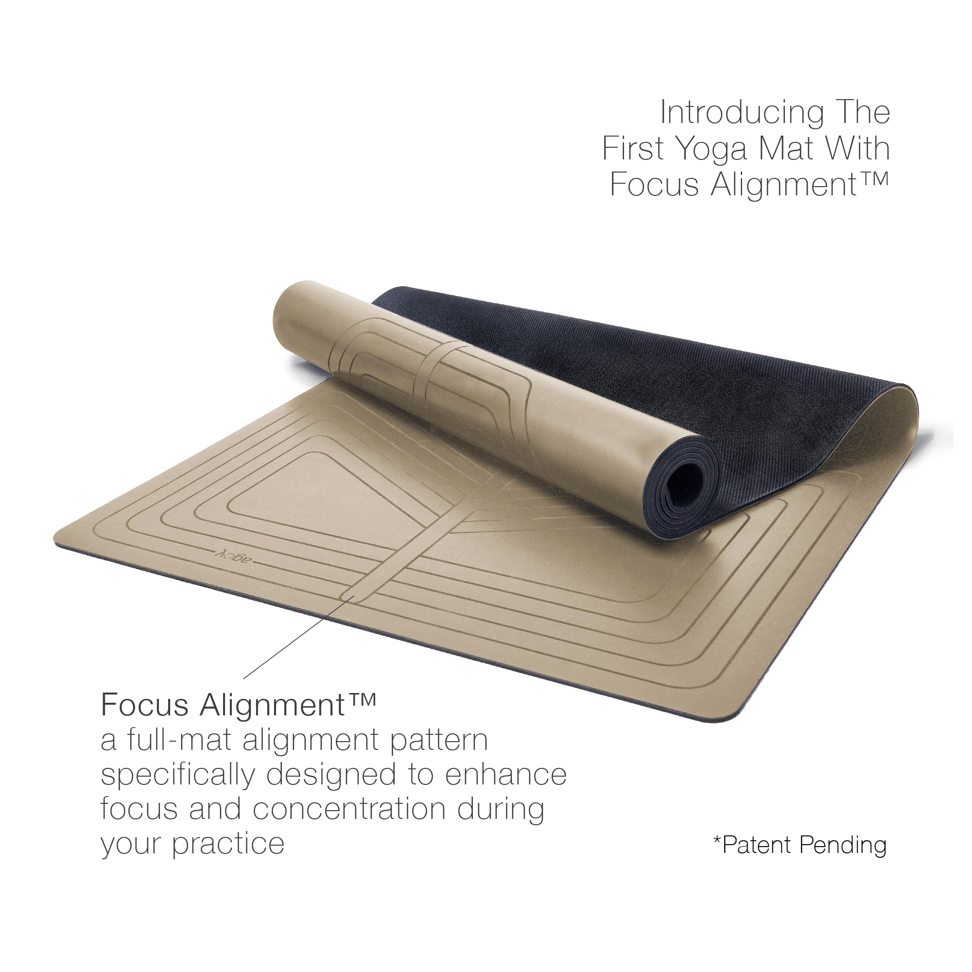 agoy Pro+ Warrior - Tapete de Yoga Premium -TAUPE - Imagen 4