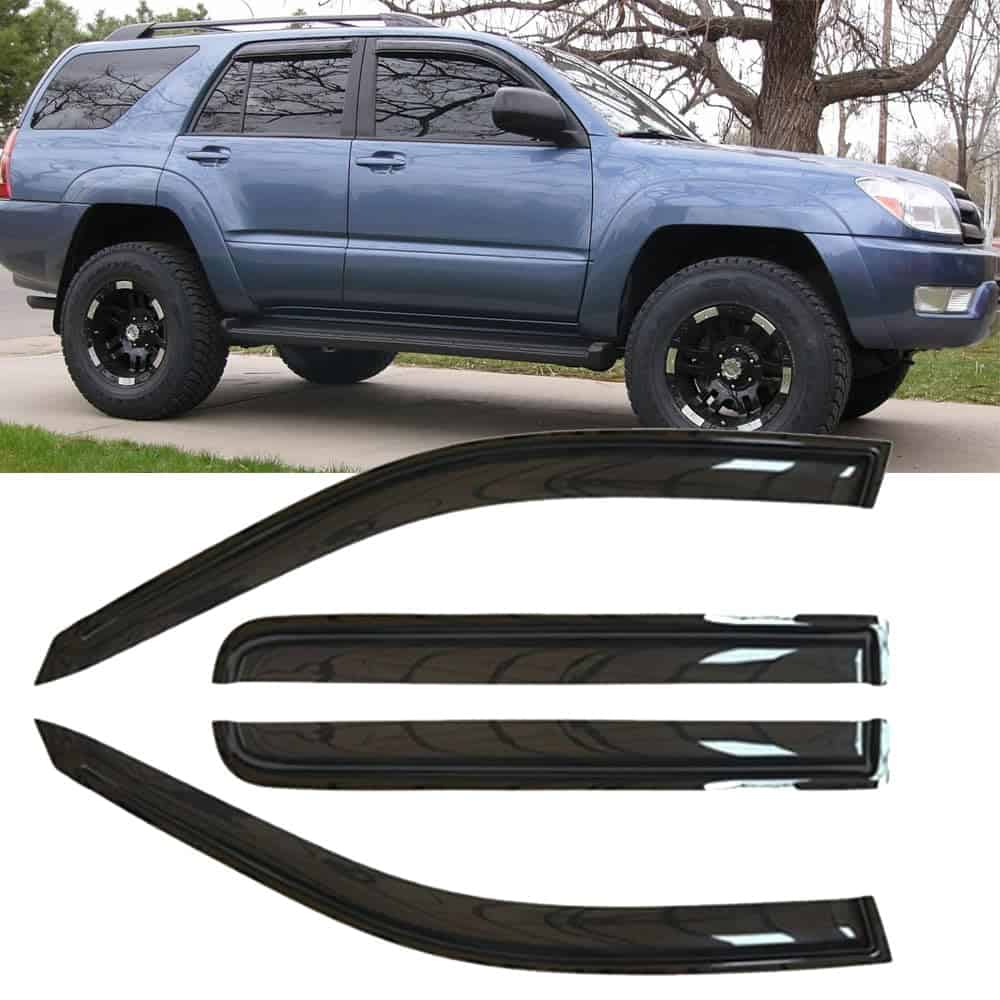 Juego de 4 Viseras para Ventanas Exteriores Wensdy para