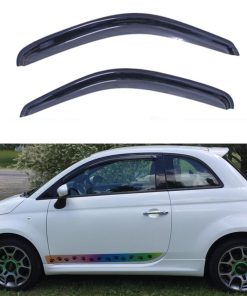 2pcs Visera de ventana lateral exterior Wensdy Deflector de