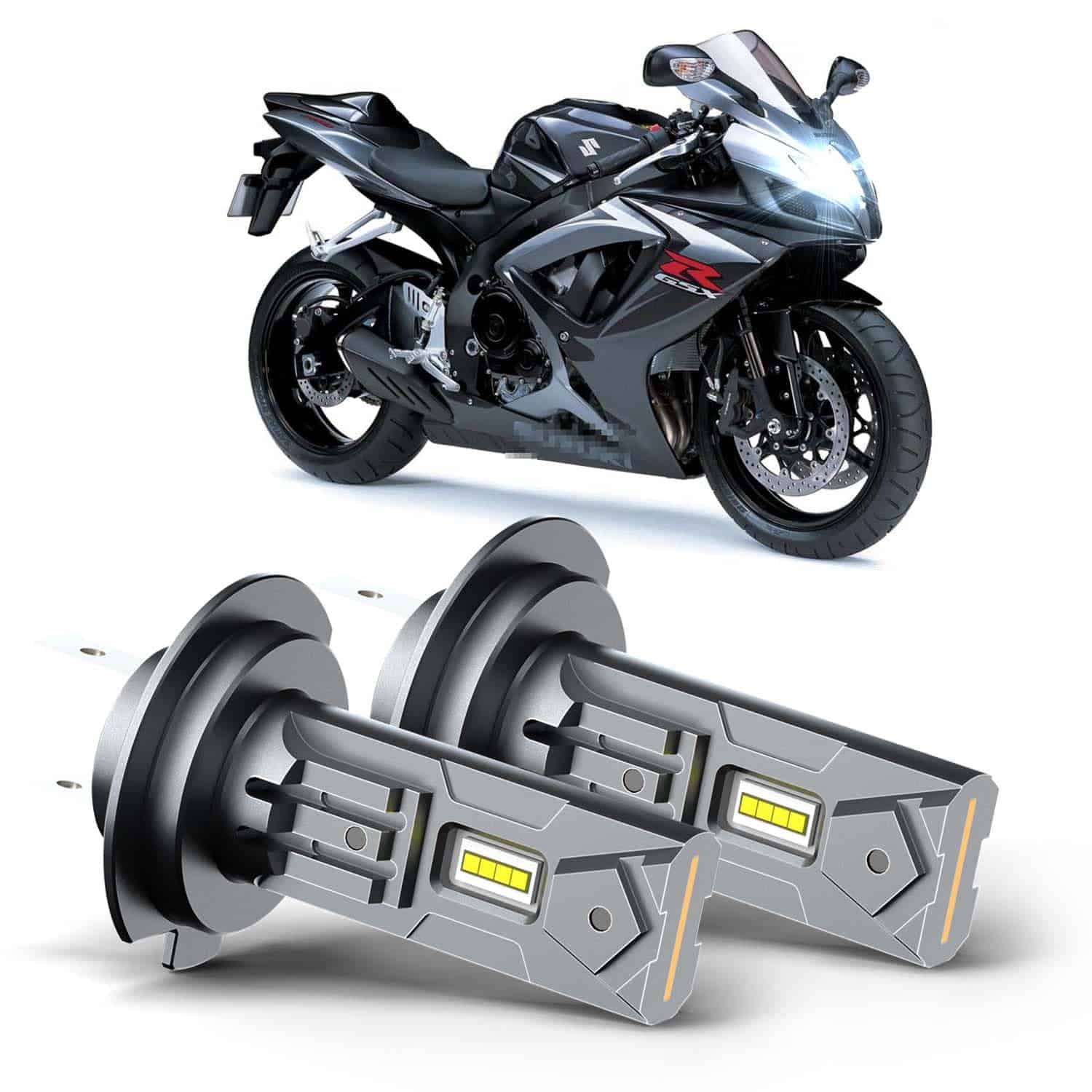 Bombilla LED H7 para Motocicleta TJJTGBR para Suzuki
