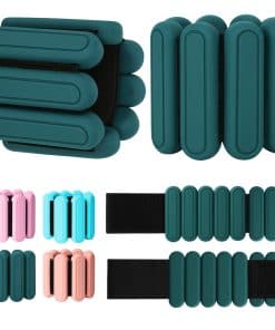 Conjunto de 2 pesos ajustables para muñecas y tobillos (1