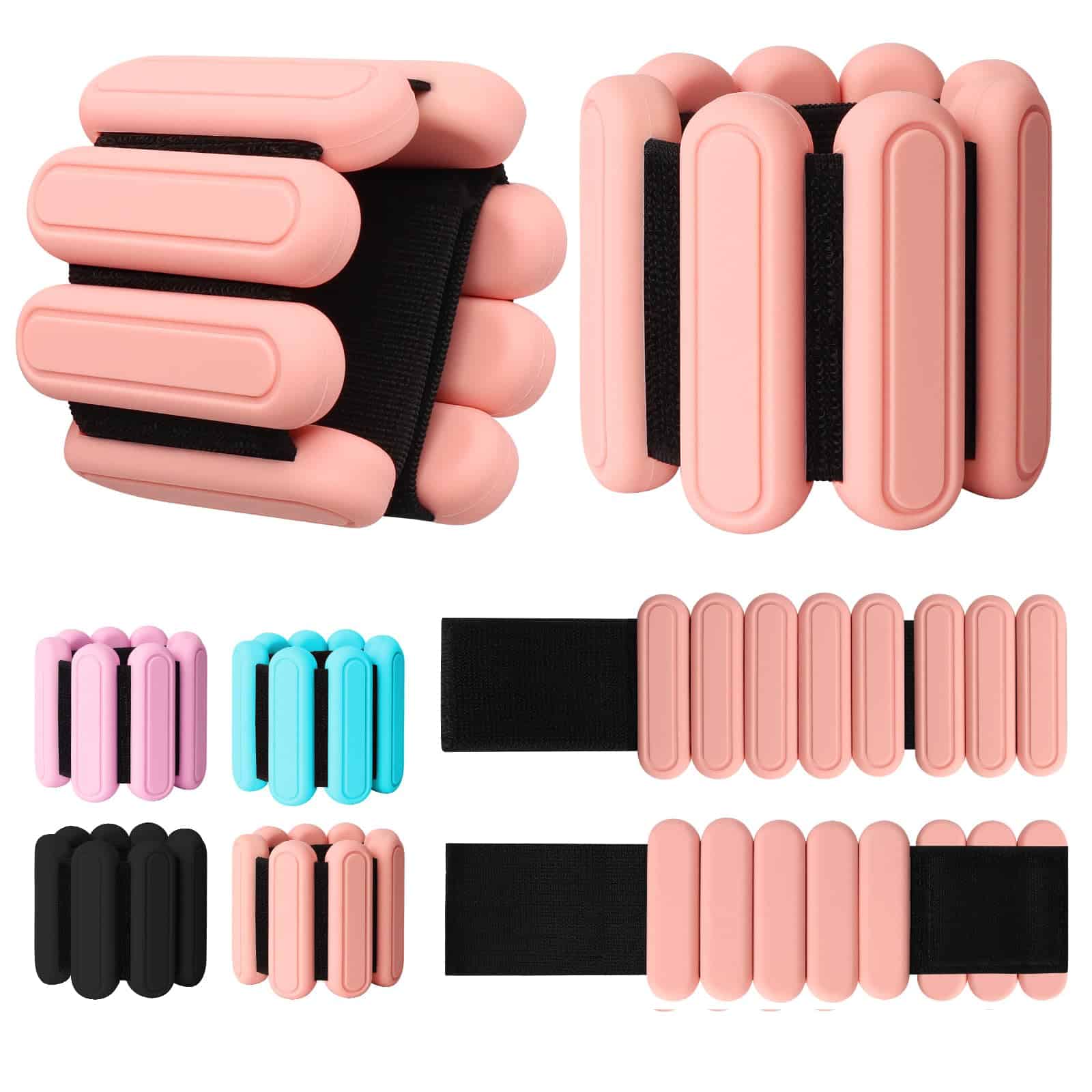 Juego de Pesas Ajustables para Muñecas y Tobillos, Set de 2