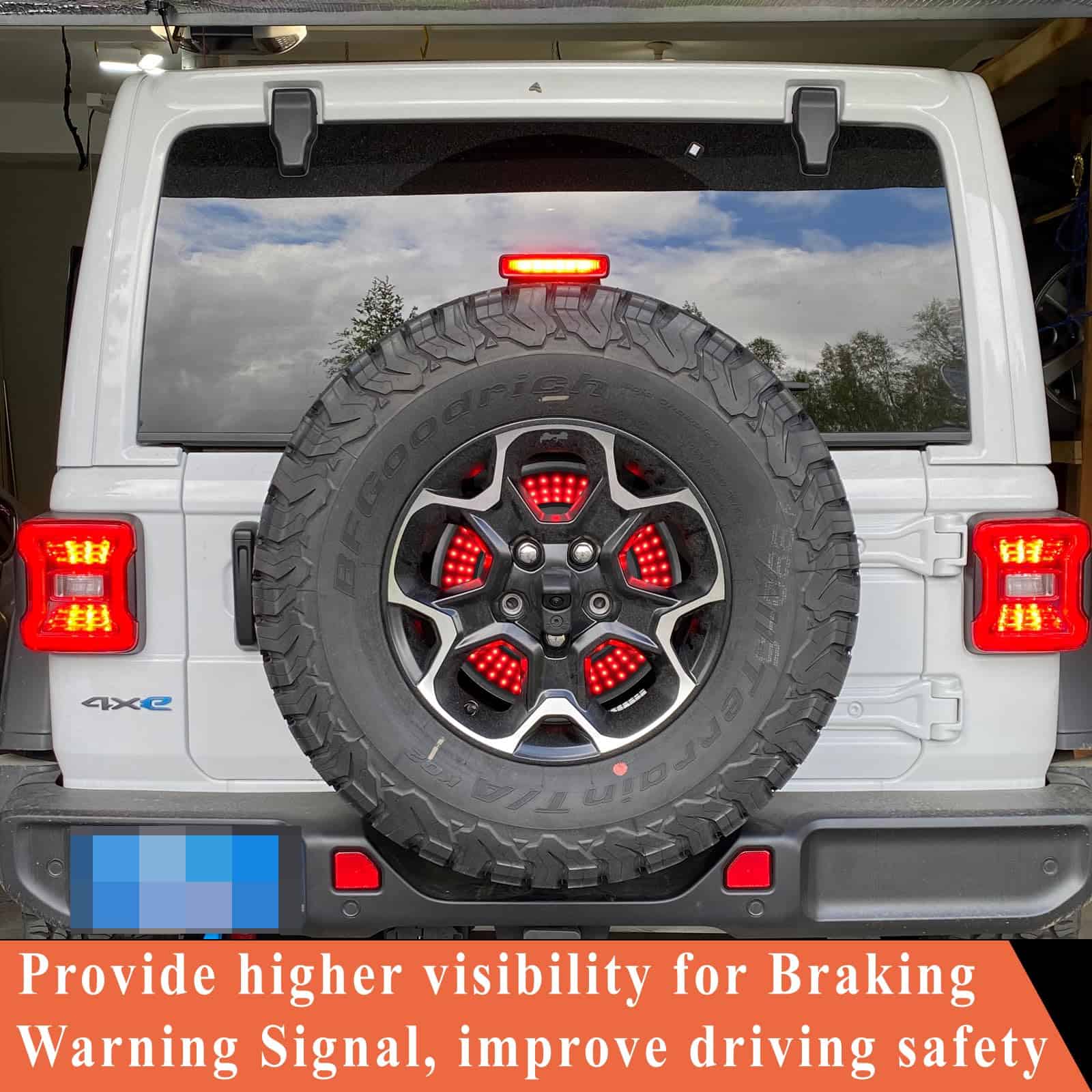 PKEDUO Luz de Freno de Repuesto Mejorada Roja y Luz Diurna - Imagen 8