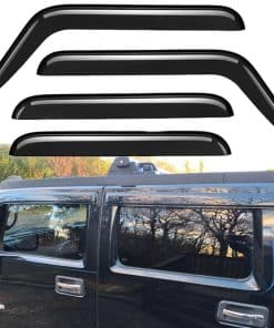 Lifeinfinity Original 4pcs Wind Deflector, Outside Mount