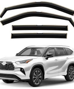 Deflectores de Ventana con Tinte Ahumado -Negro