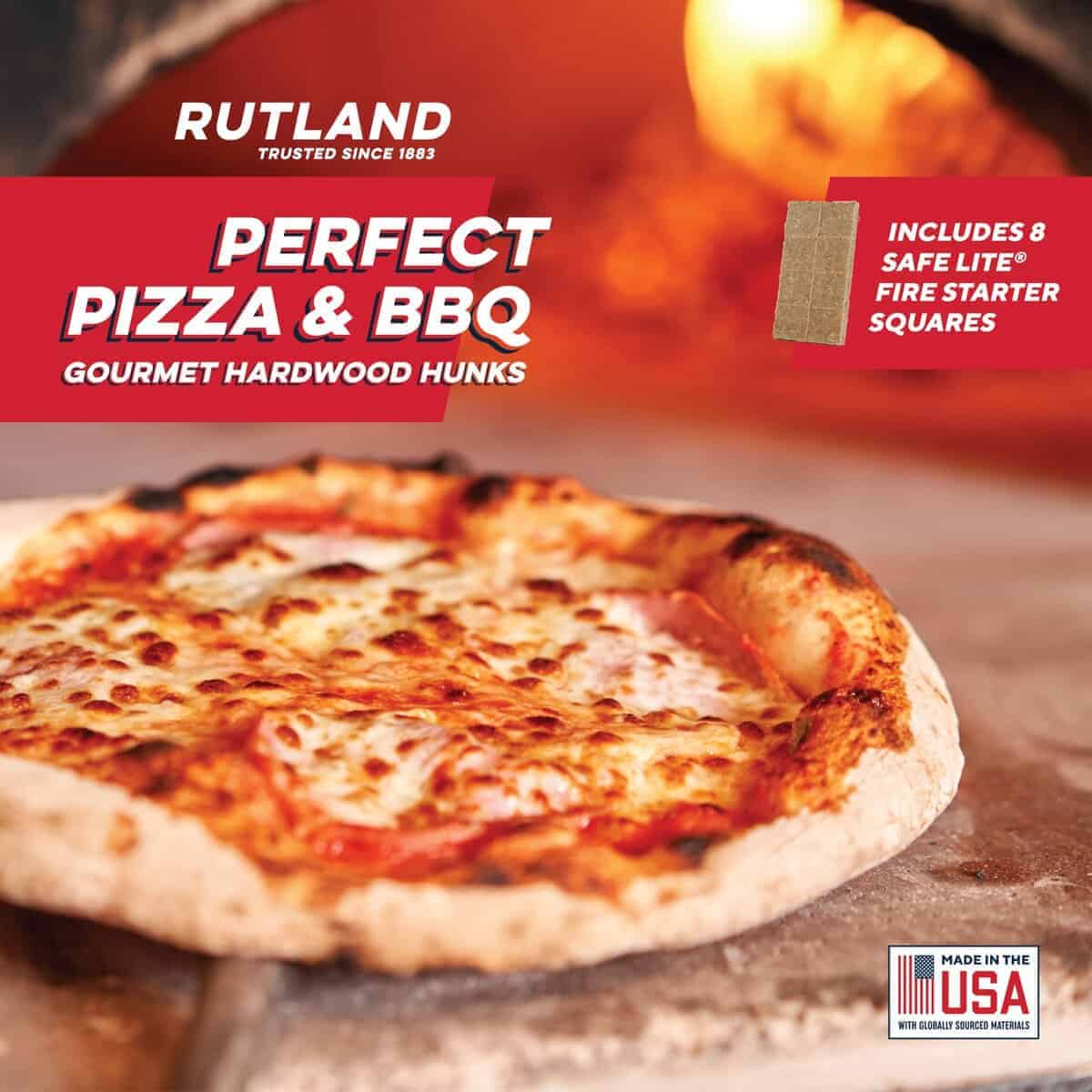 Trozos de Madera Dura Gourmet Rutland Perfect Pizza & BBQ, - Imagen 3