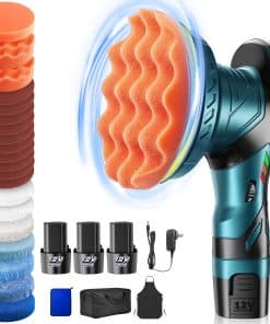 Kit Pulidor de Autos Inalámbrico - Pulidora de Doble Acción