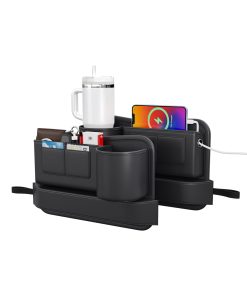 Organizador de Asiento de Coche Wanfuder con Portavasos 2