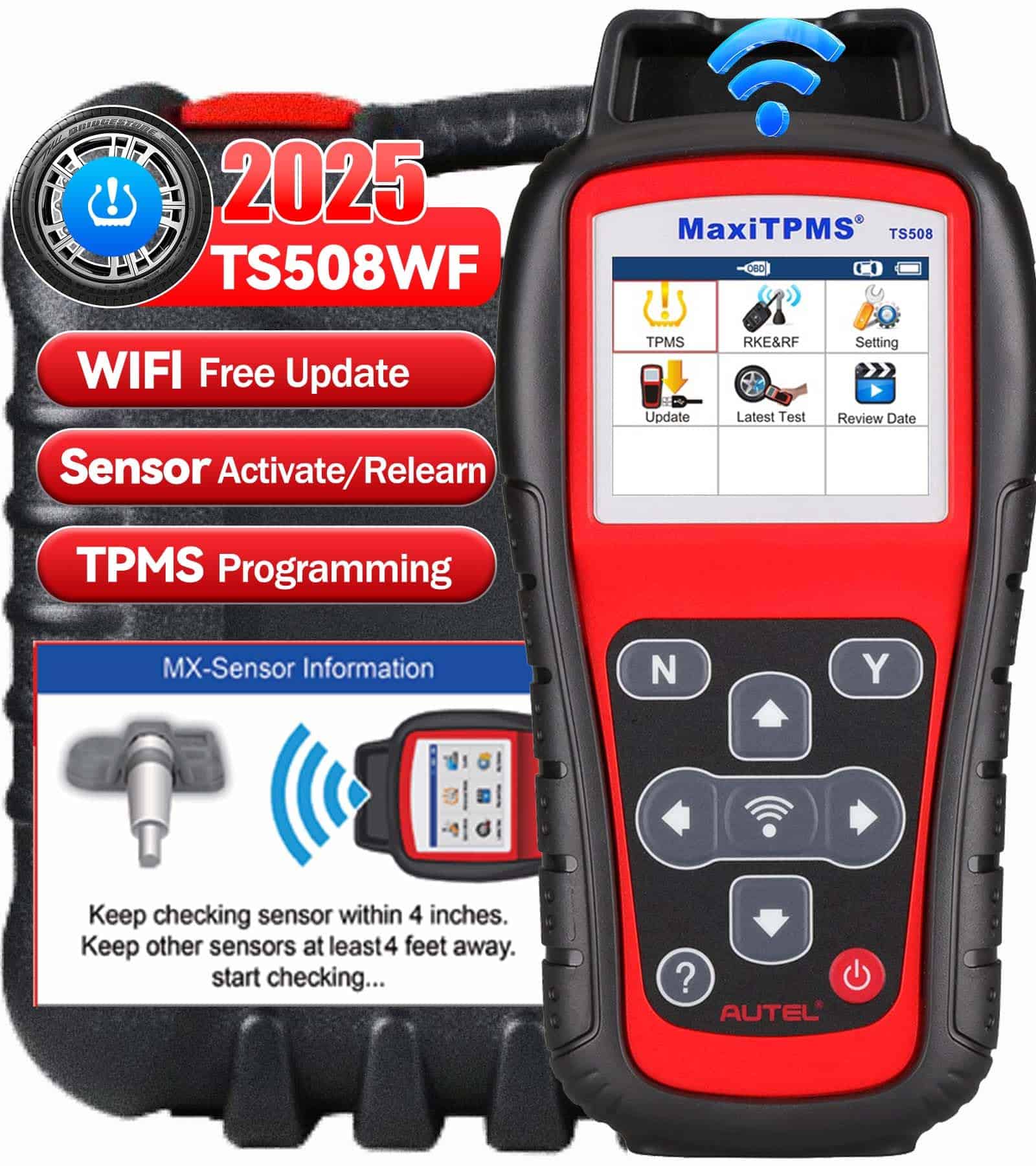 Autel MaxiTPMS TS508WF Actualización de TS508K TS508