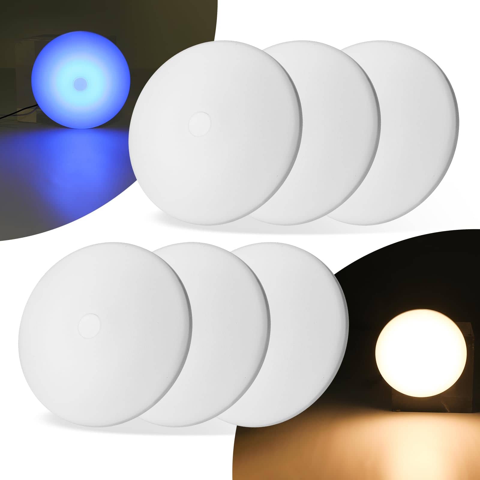 Luz de Techo para RV ULITECO 12V, 4.5 Pulgadas Luz Interior