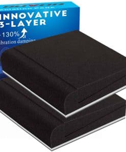 QDVDQ 2 Pack Aisladores de Monitor de Estudio, Innovadora