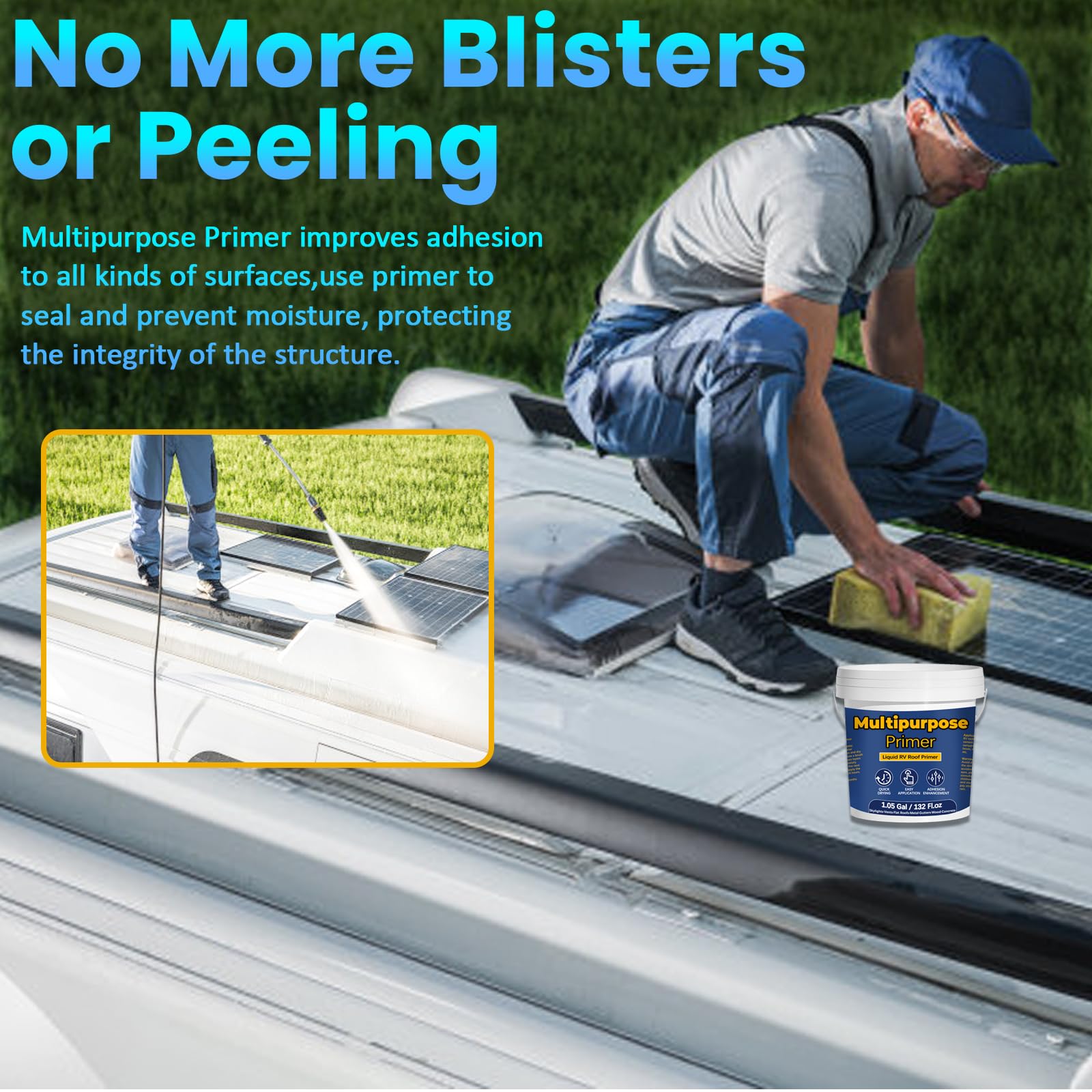 Qiveaory Multi-Propósito Primer Líquido de Caucho para - Imagen 5