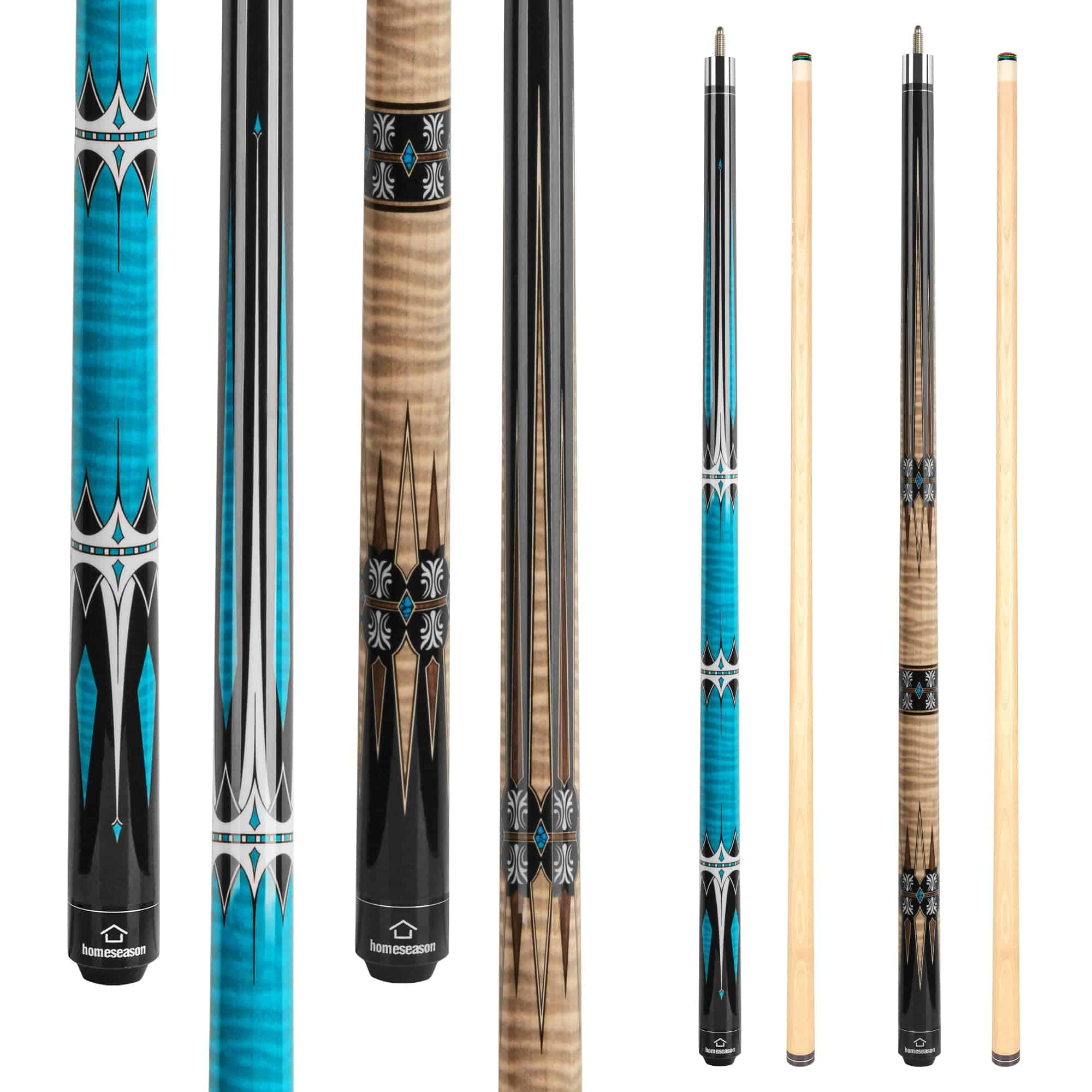 Conjunto de 2 Palos para Billar HomeSeason 57"