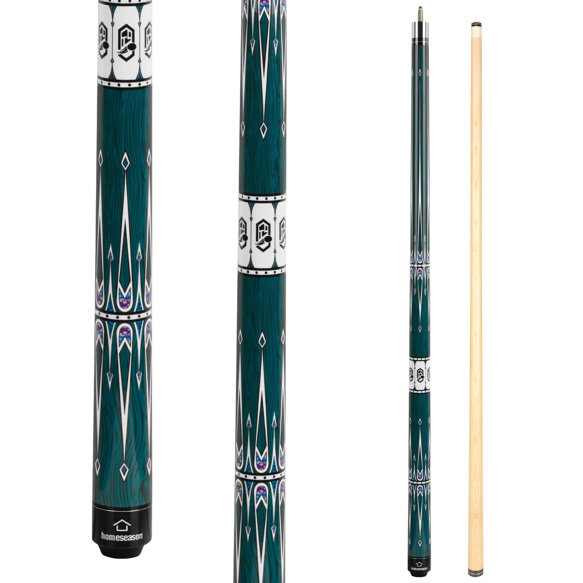 Cues de Billar Profesionales en Madera de Arce con Punta de