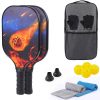 Juego de palas de pickleball AOFUXTI Set de 2 - Bolas de