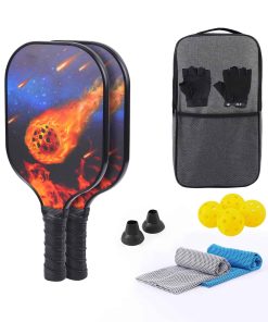 Juego de palas de pickleball AOFUXTI Set de 2 - Bolas de