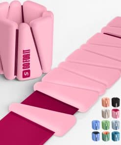 Pesas de muñeca, Pesas de tobillo para mujeres -Rosa Único