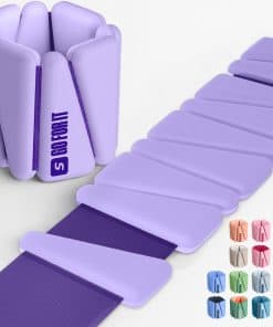 Pesas de muñeca, pesas de tobillo para mujeres -Púrpura