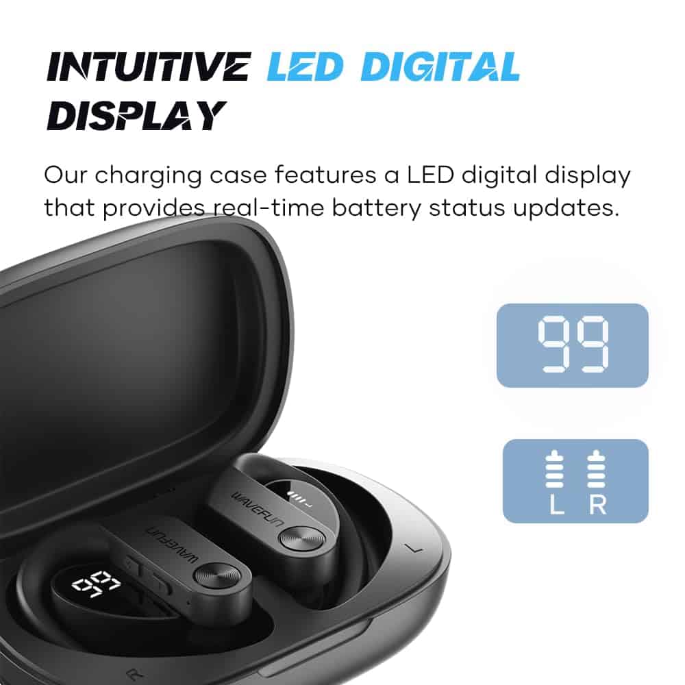 Audífonos Inalámbricos WAVEFUN con Gancho para la Oreja, - Imagen 5