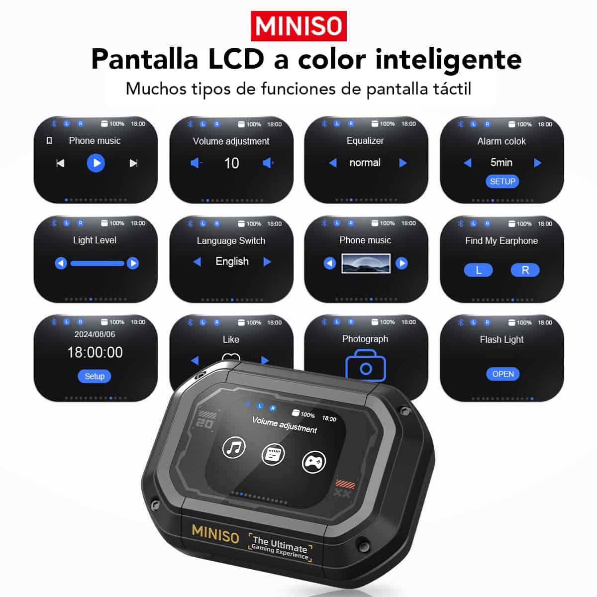 MINISO M98 Auriculares de traducción de oído abierto - Imagen 5