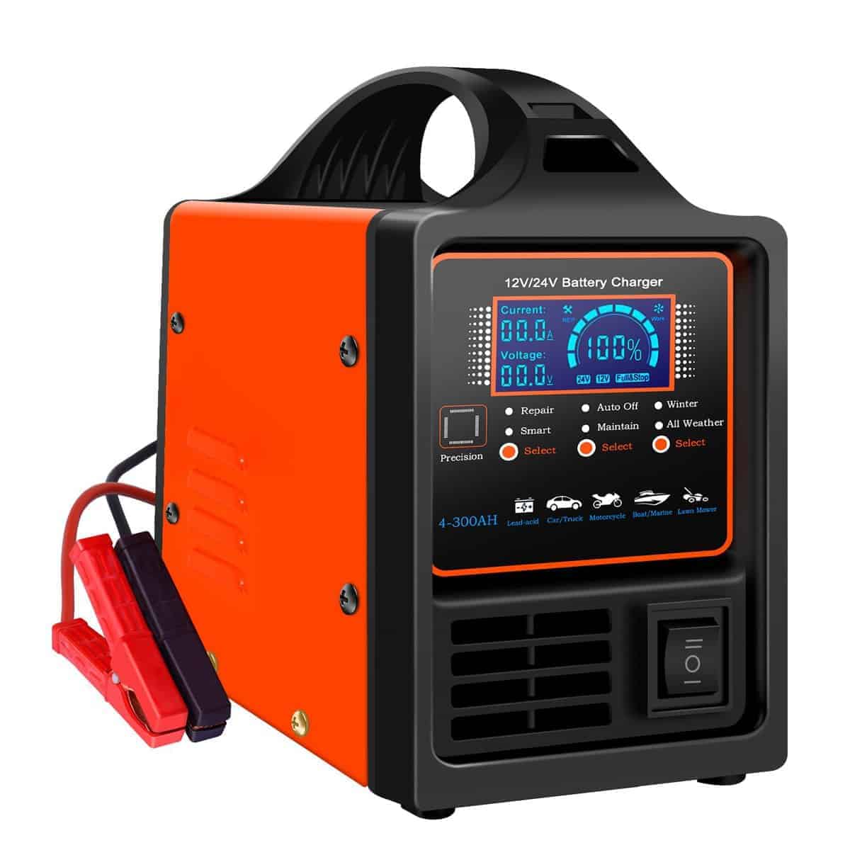 Cargador de Batería para Coche iSunergy, Cargador de