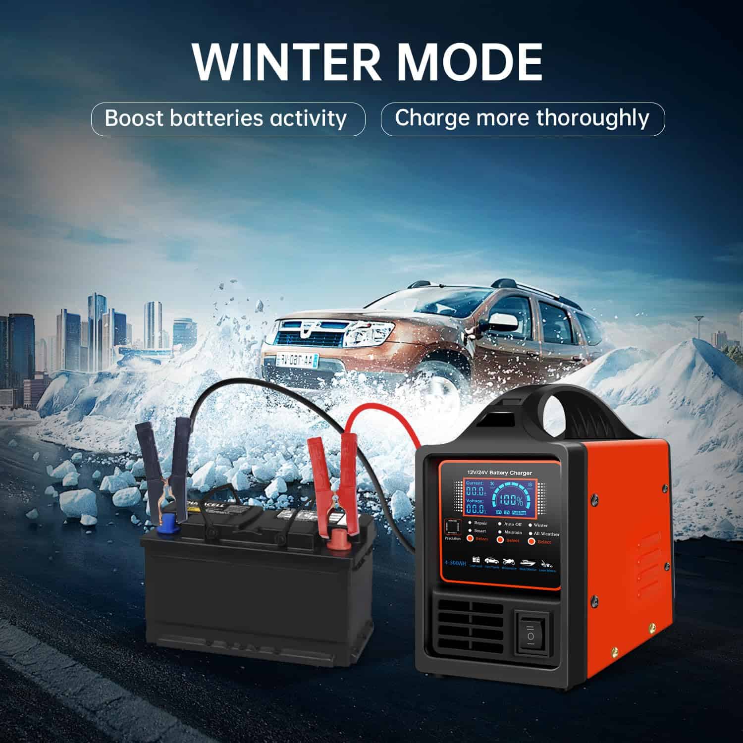 Cargador de Batería para Coche iSunergy, Cargador de - Imagen 6