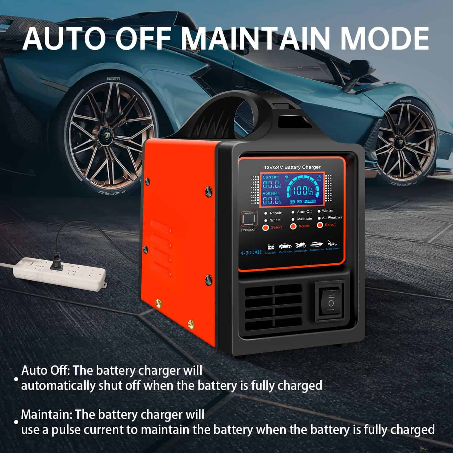 Cargador de Batería para Coche iSunergy, Cargador de - Imagen 7