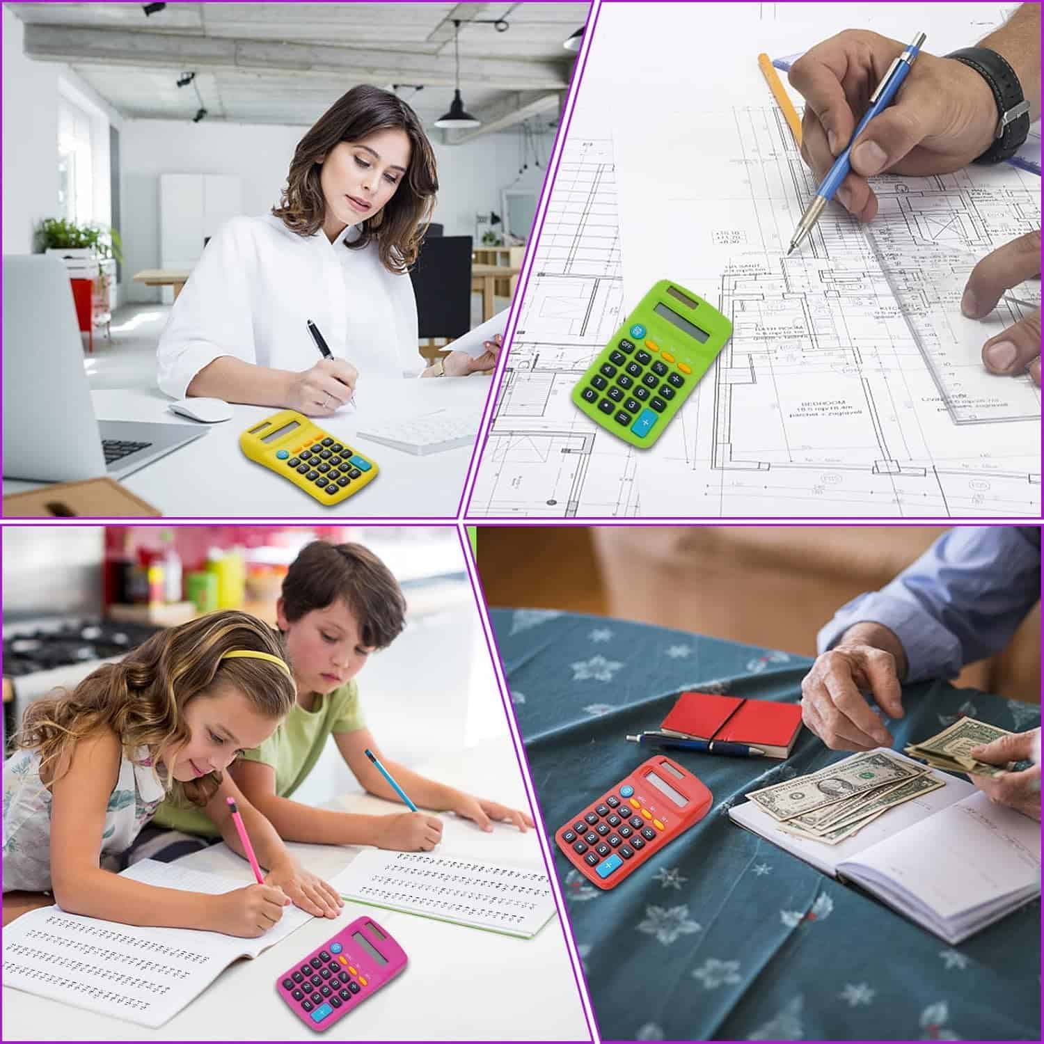 Calculadora de Bolsillo Dyrfolm 20 Paquete, Mini - Imagen 8