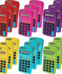 Calculadora de Bolsillo Dyrfolm 20 Paquete, Mini