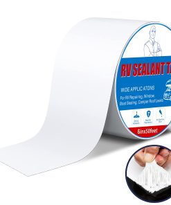 Cinta de Reparación de Techo para RV Blanca 6 Pulgadas x 50