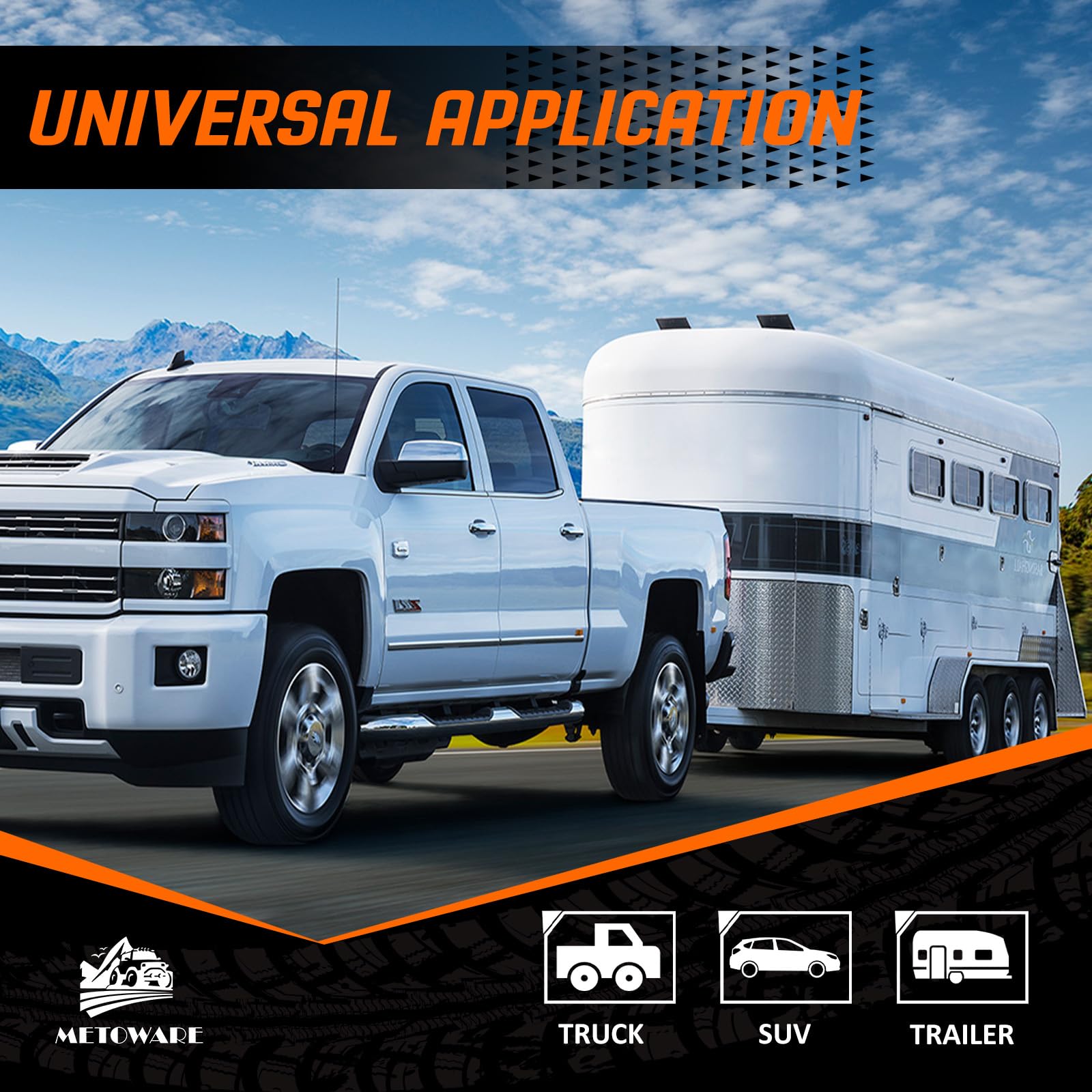 Enganche de remolque ajustable METOWARE de 2-5/16" de - Imagen 7