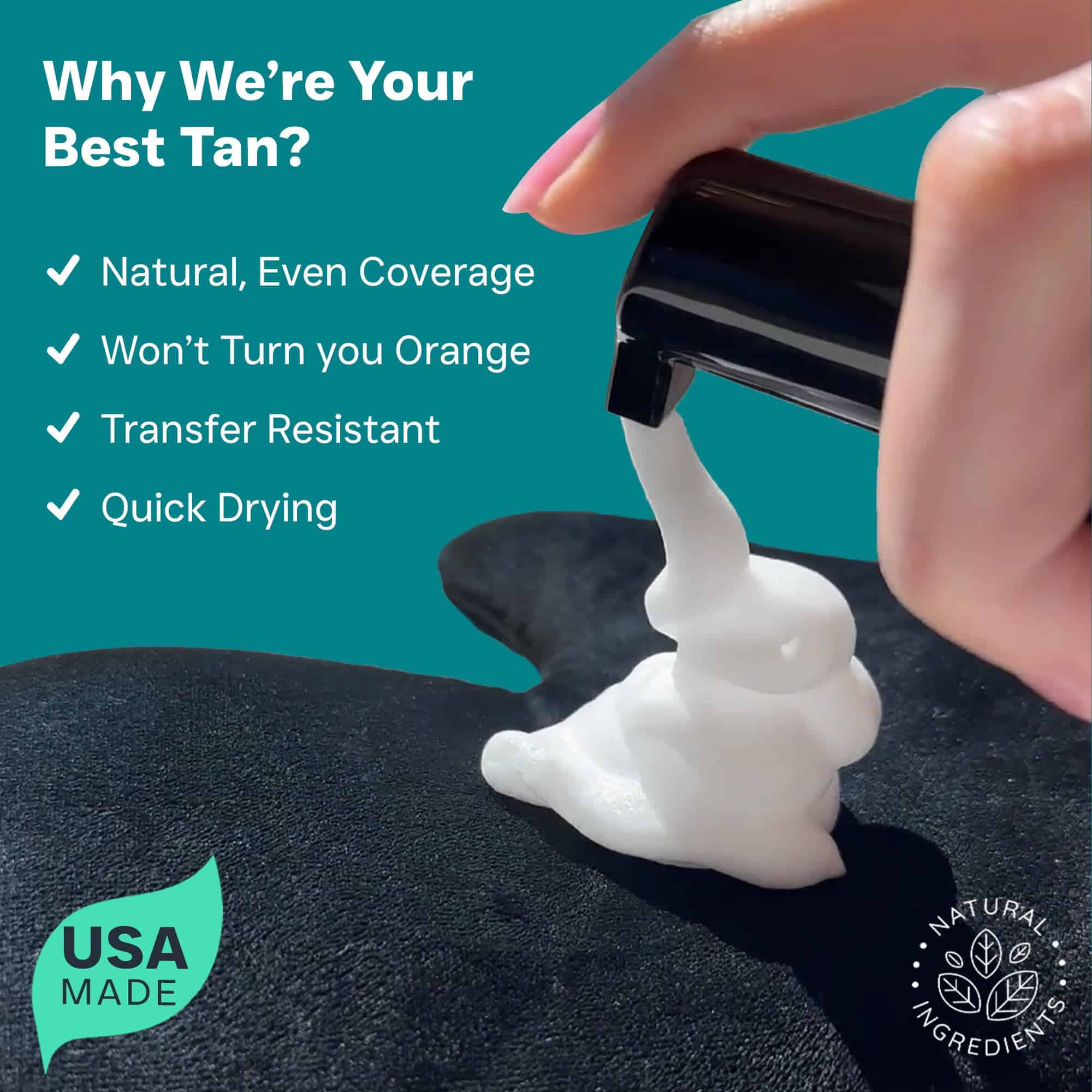 Kit de Espuma Autobronceadora - Hecho en EE. UU. con - Imagen 4