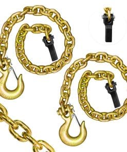 Cadenas de seguridad para remolque con ganchos -pulgadas)