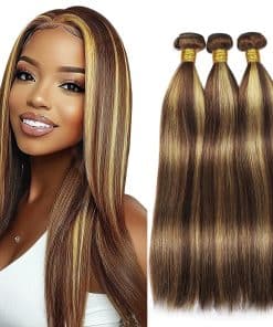 Dokksiiia P427 Ombre Highlight Bundles Dark Brown and Honey
